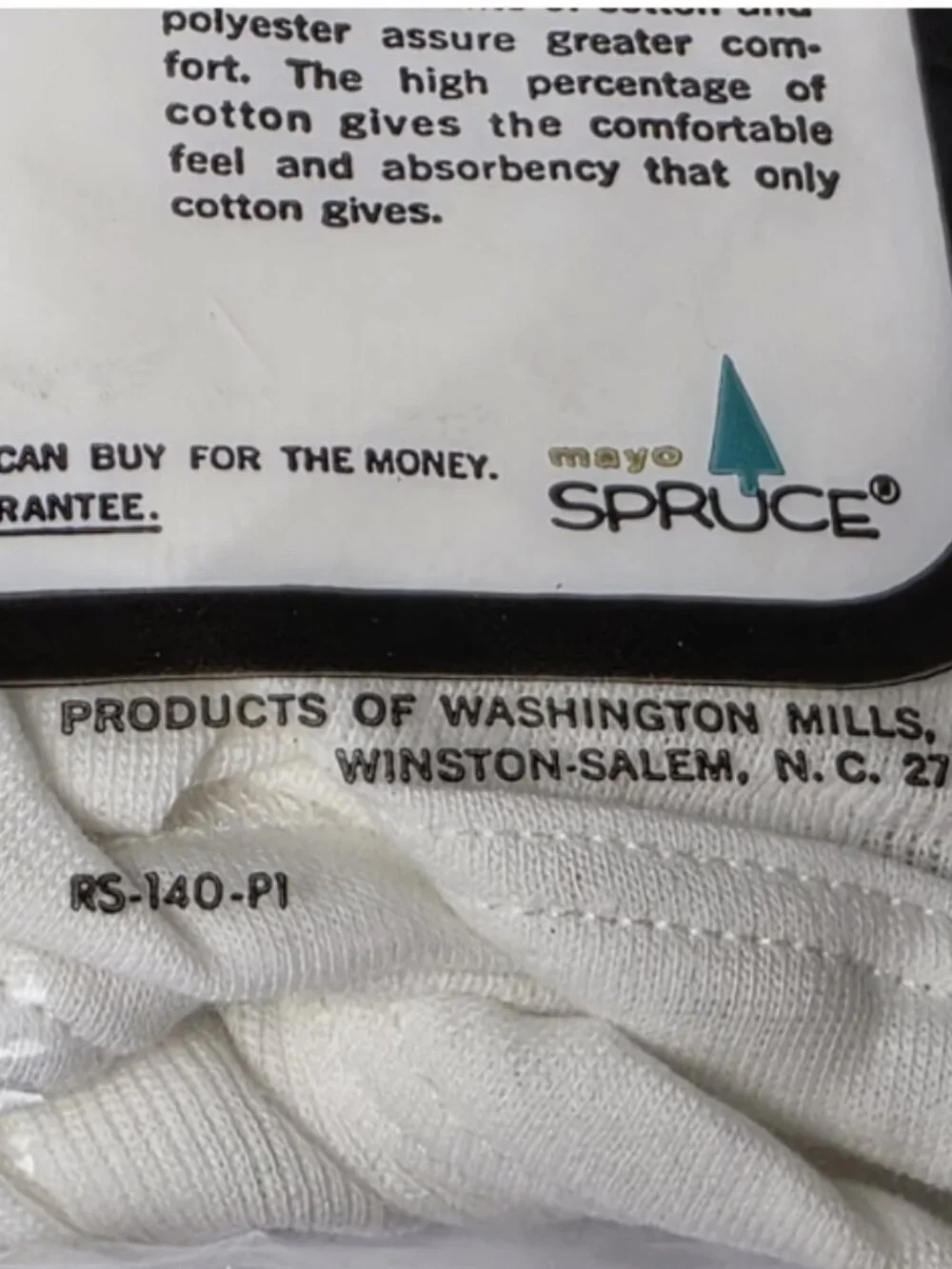 Vintage Mayo Spruce Men's Briefs NOS Deadstock HTF Size 38